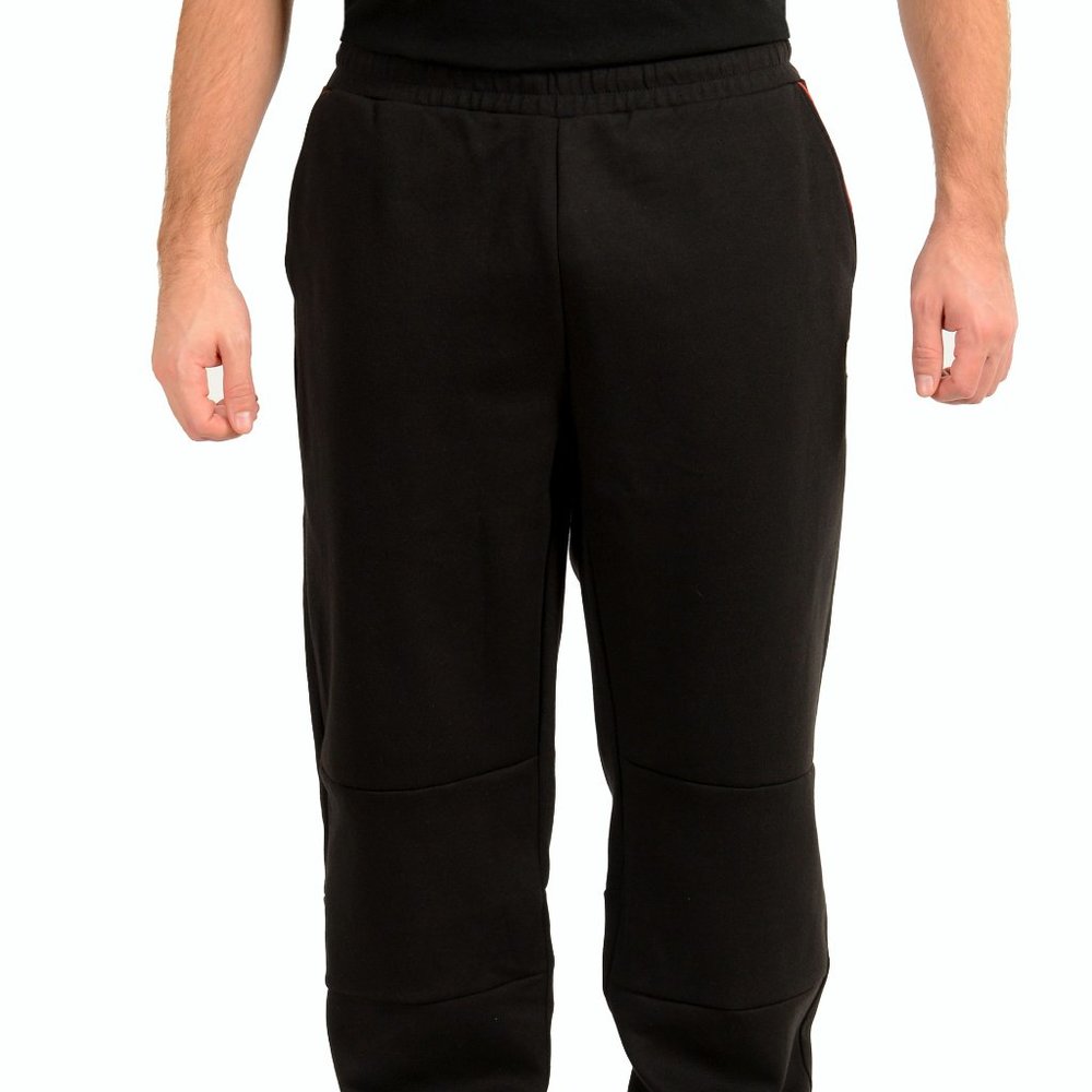 Scuderia Ferrari Men's Black "Animated" Joggers Track Pants US 3XL IT 58